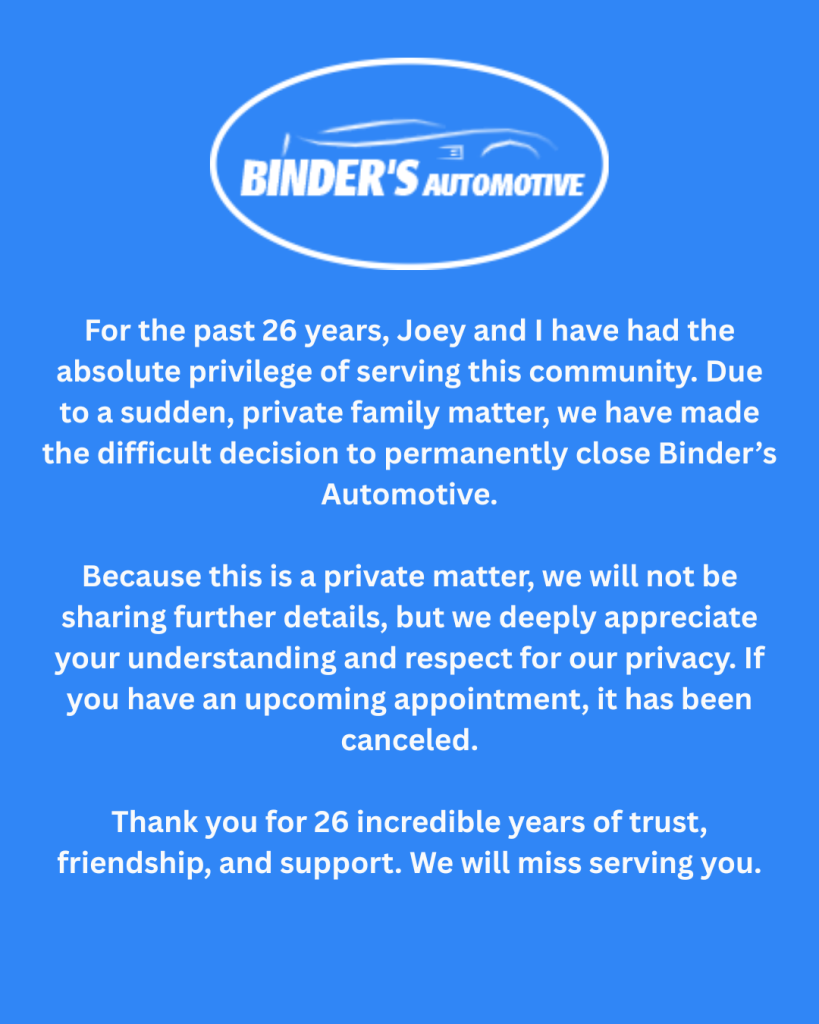 closing business 1